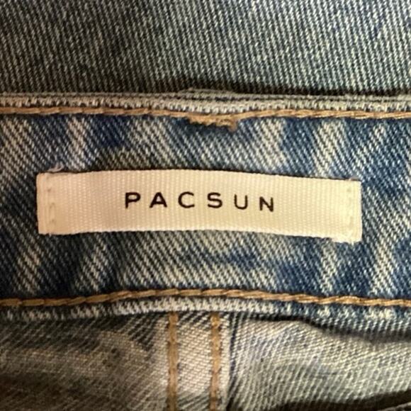 Pacsun Blue Cotton Stretch Light Wash High Rise Denim Skinny Jeans Size 24 - Picture 4 of 5